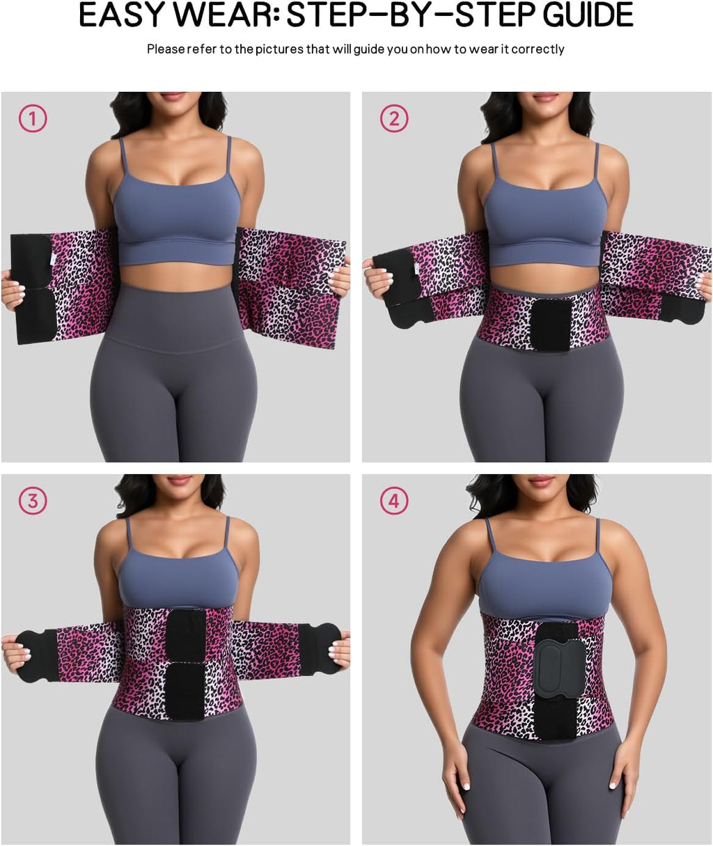 Women's Triple Wrap Waist Trainer with Tummy Control for Workouts and Daily Wear
