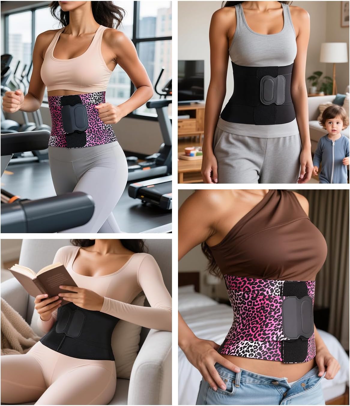 Women's Triple Wrap Waist Trainer with Tummy Control for Workouts and Daily Wear
