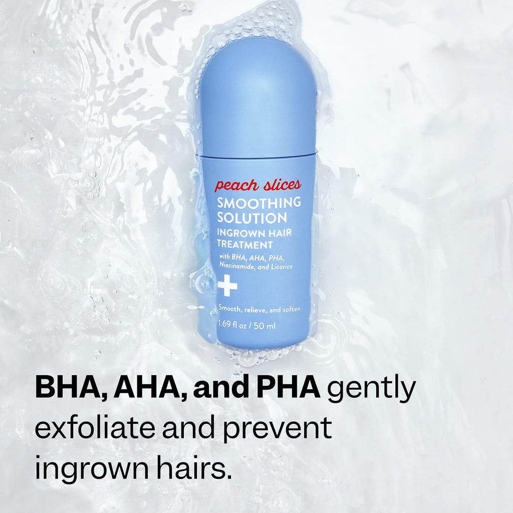 Ingrown Hair Treatment Roller with BHA, AHA & Niacinamide - 1.69 oz Vegan Solution