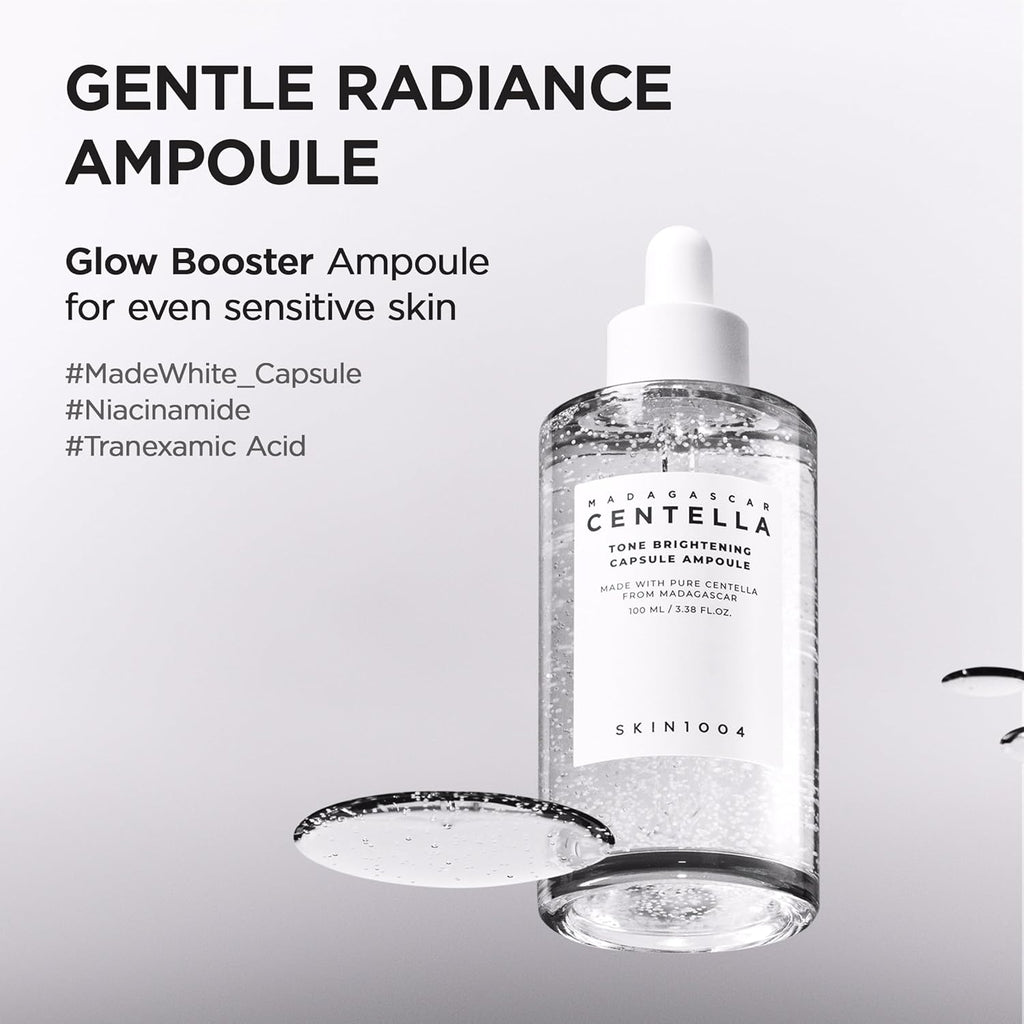 Tone Glowing Capsule Ampoule 3.38oz with Niacinamide & Tranexamic Acid Serum