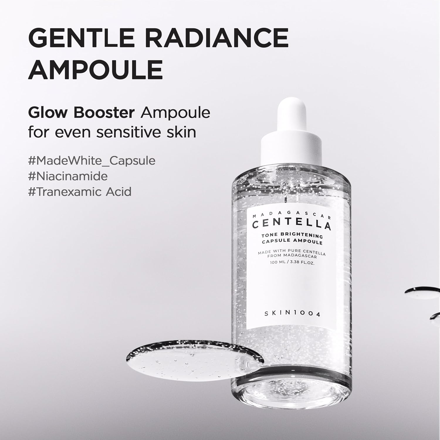 Tone Glowing Capsule Ampoule 3.38oz with Niacinamide & Tranexamic Acid Serum