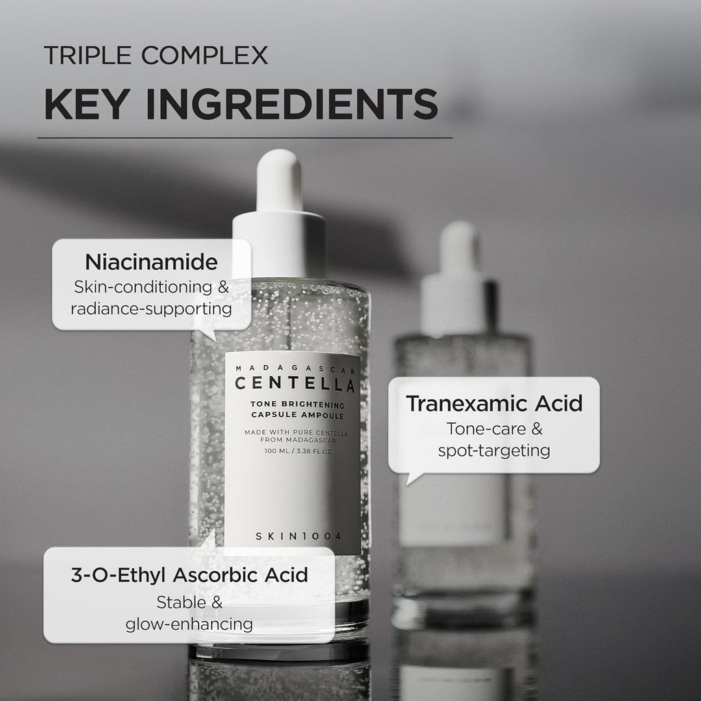 Tone Glowing Capsule Ampoule 3.38oz with Niacinamide & Tranexamic Acid Serum