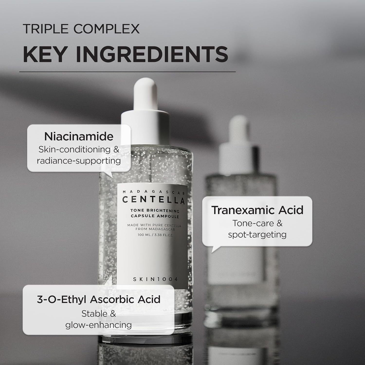 Tone Glowing Capsule Ampoule 3.38oz with Niacinamide & Tranexamic Acid Serum