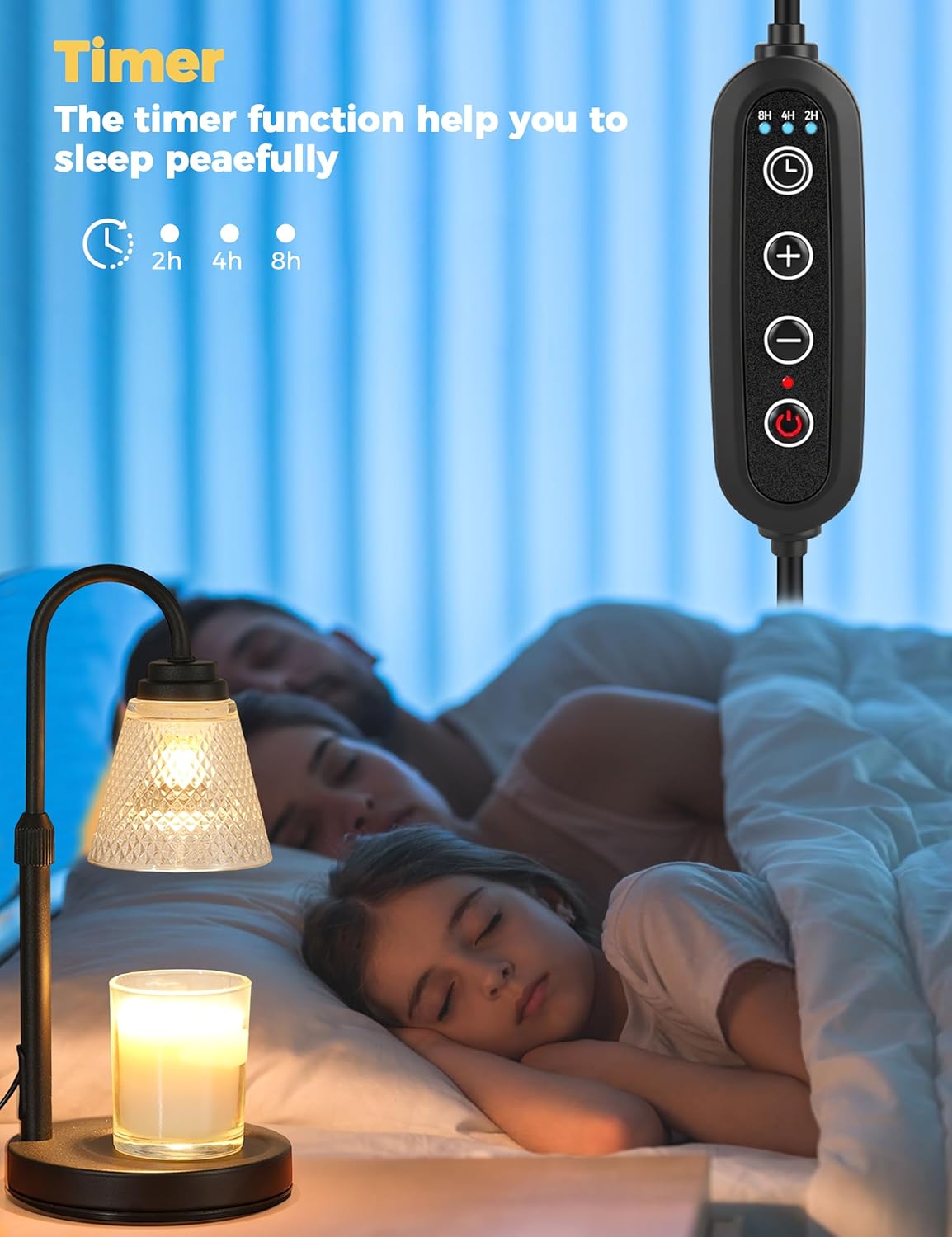 Candle Warmer Lamp with Timer & Dimmer - Safe Wax Melter for Home Decor & Gifts