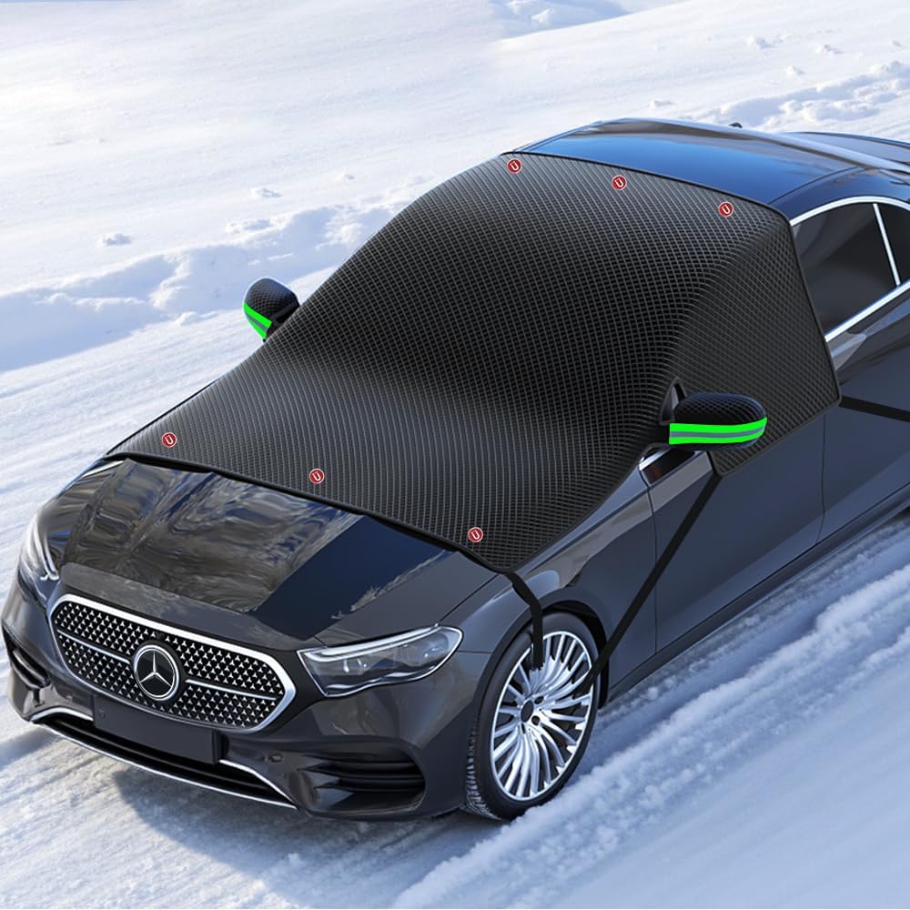 Universal Magnetic Windshield Cover for Snow, Ice, and All-Season Protection