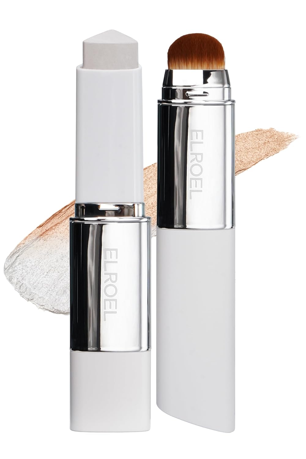 Color-Changing Foundation Stick with Detachable Brush - Balm-to-Cream Formula, 50-Hour Hydration
