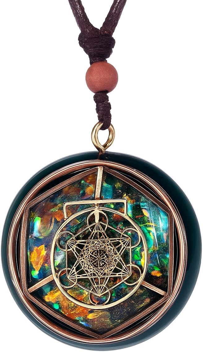 Magical Energy Talisman Necklace – Crystal Pendant for Spiritual Protection and Emotional Balance