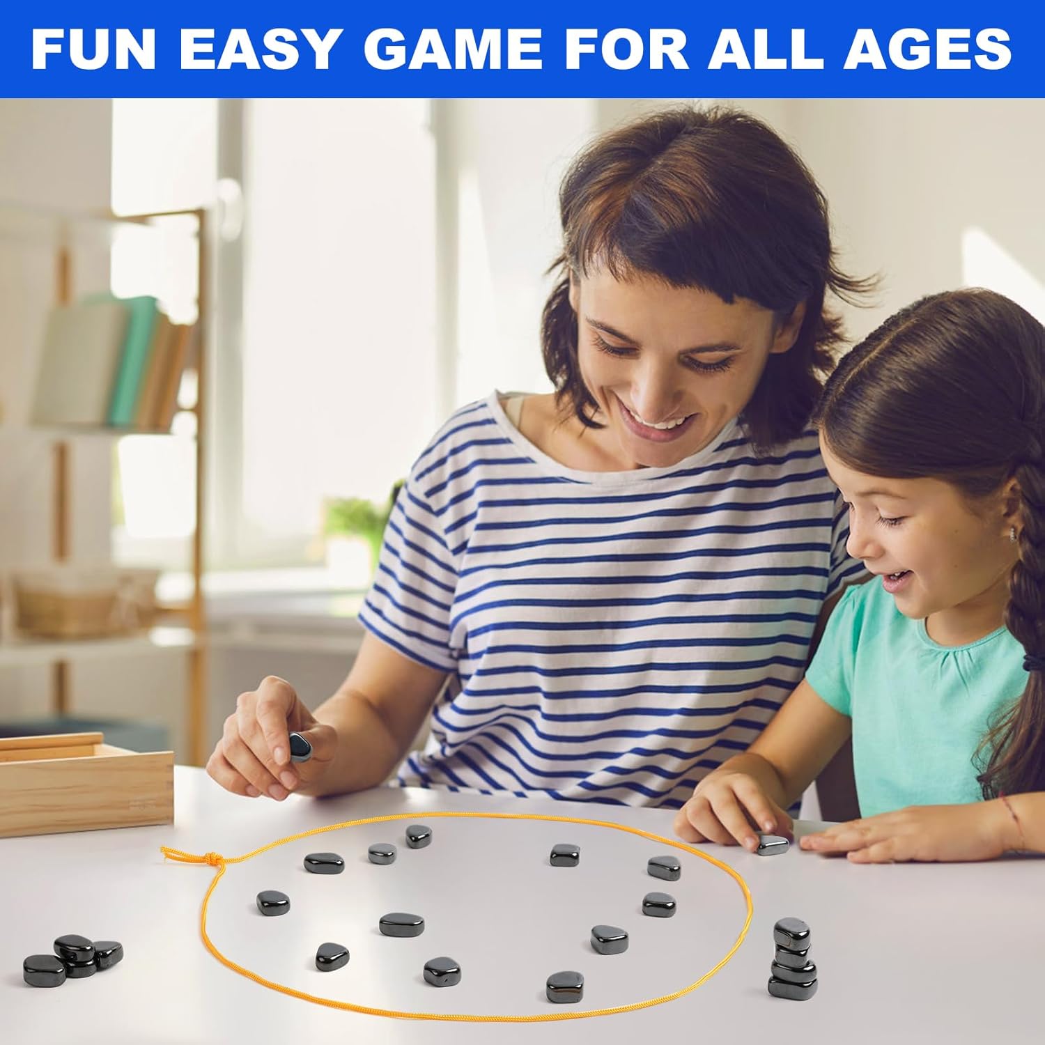Magnetic Chess Set with 32 Travel-Stones, Portable Storage Bag, Strategy Board Game for Family & Travel