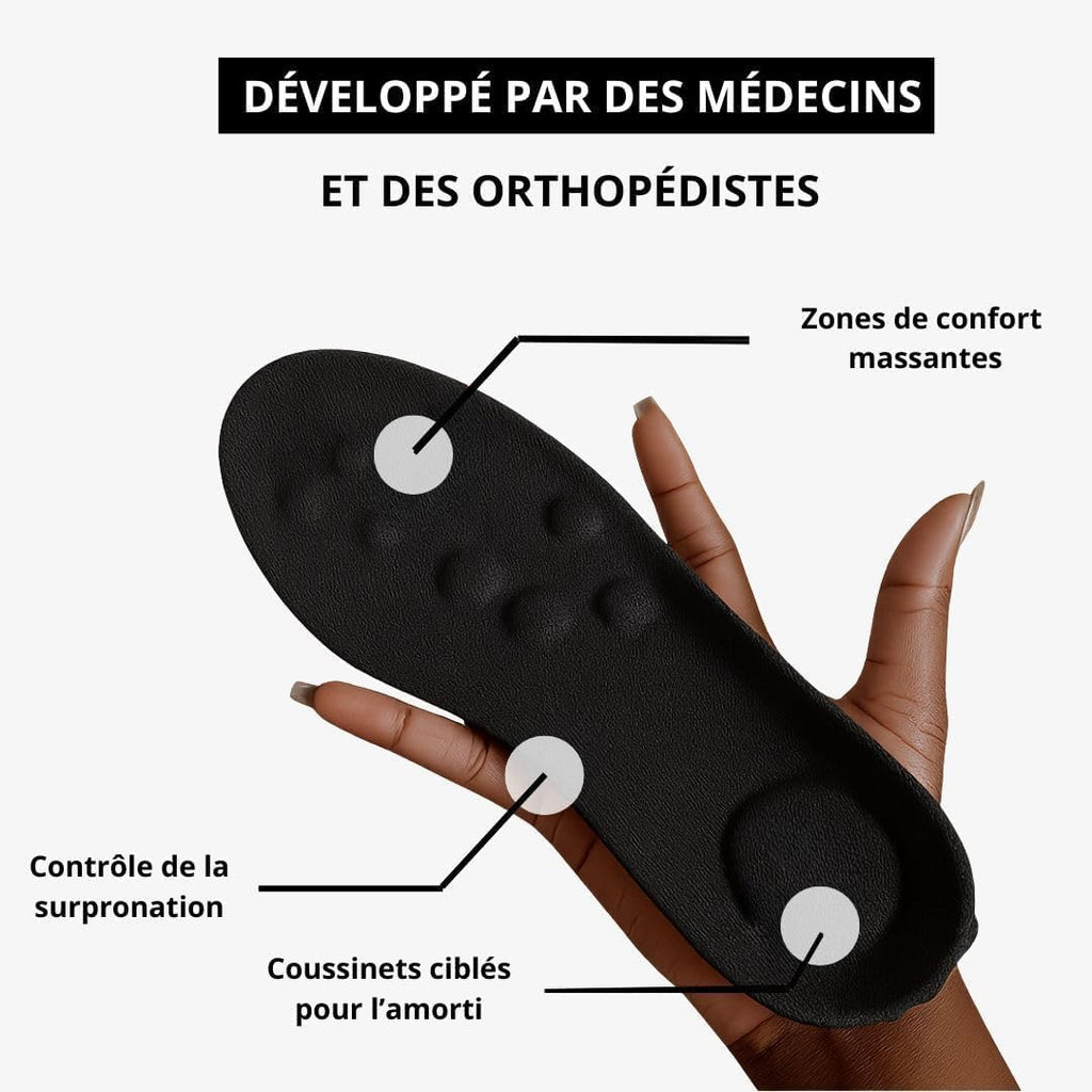 Semelles de sport pour enfants : amorti du talon et soutien de la voûte plantaire