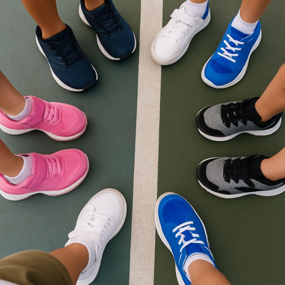 Semelles de sport pour enfants : amorti du talon et soutien de la voûte plantaire
