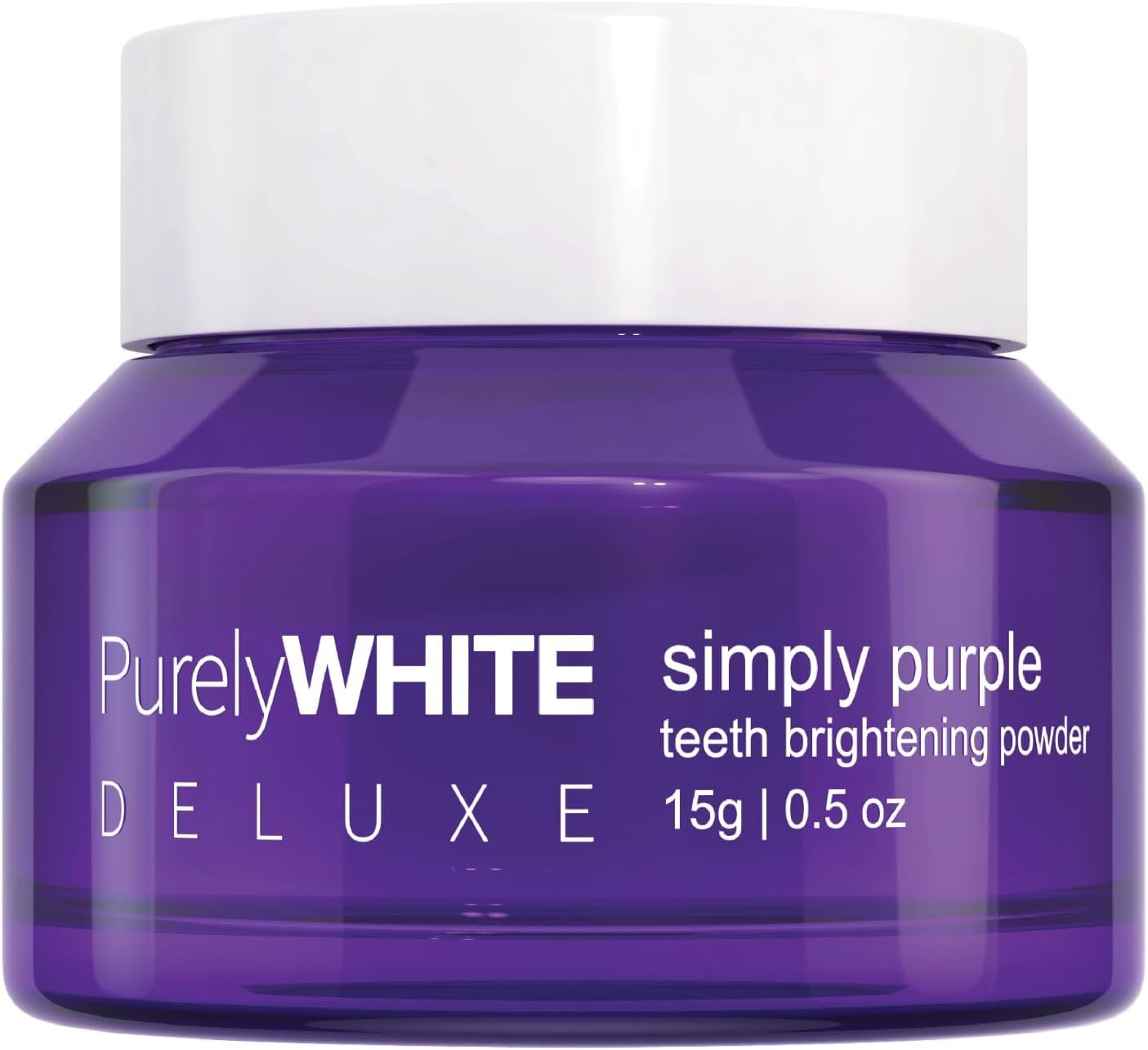 Deluxe Teeth Whitening Powder - Purple Brightening Formula, No Sensitivity, Enamel-Safe Stain Removal