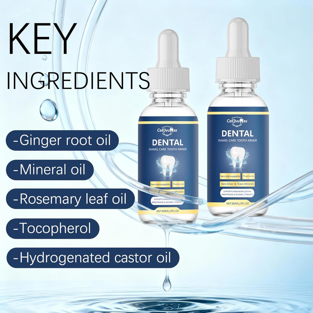 Advanced Enamel Repair Liquid for Teeth Strengthening & Gum Care, Daily Remineralization Treatment