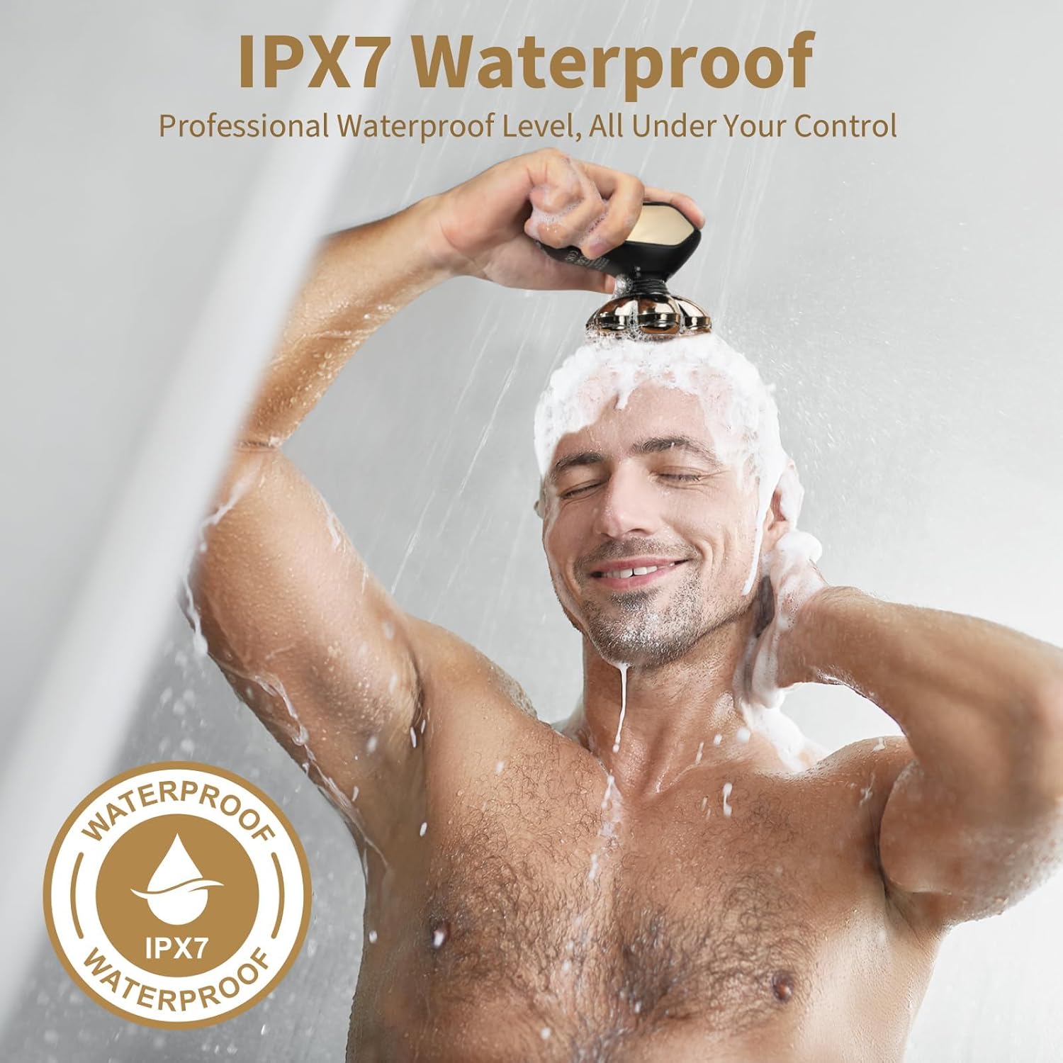 5-in-1 Electric Head Shaver for Bald Men: IPX7 Waterproof with Turbo Speed & LED Display