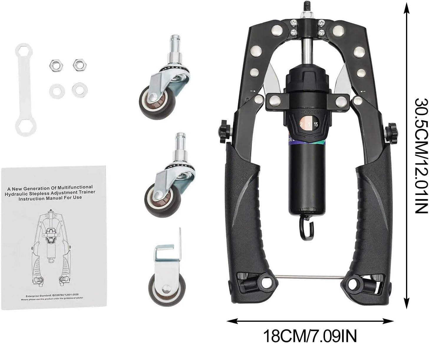 All-in-One Hydraulic Power Chest Press Machine with Adjustable Resistance