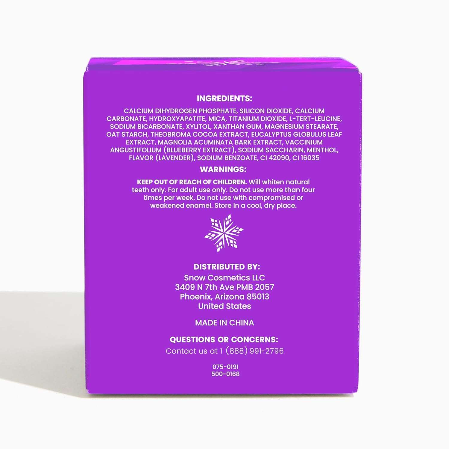 Purple Magic Teeth Whitening Powder with Hydroxyapatite - Instant Stain Removal & Enamel Care - 18g