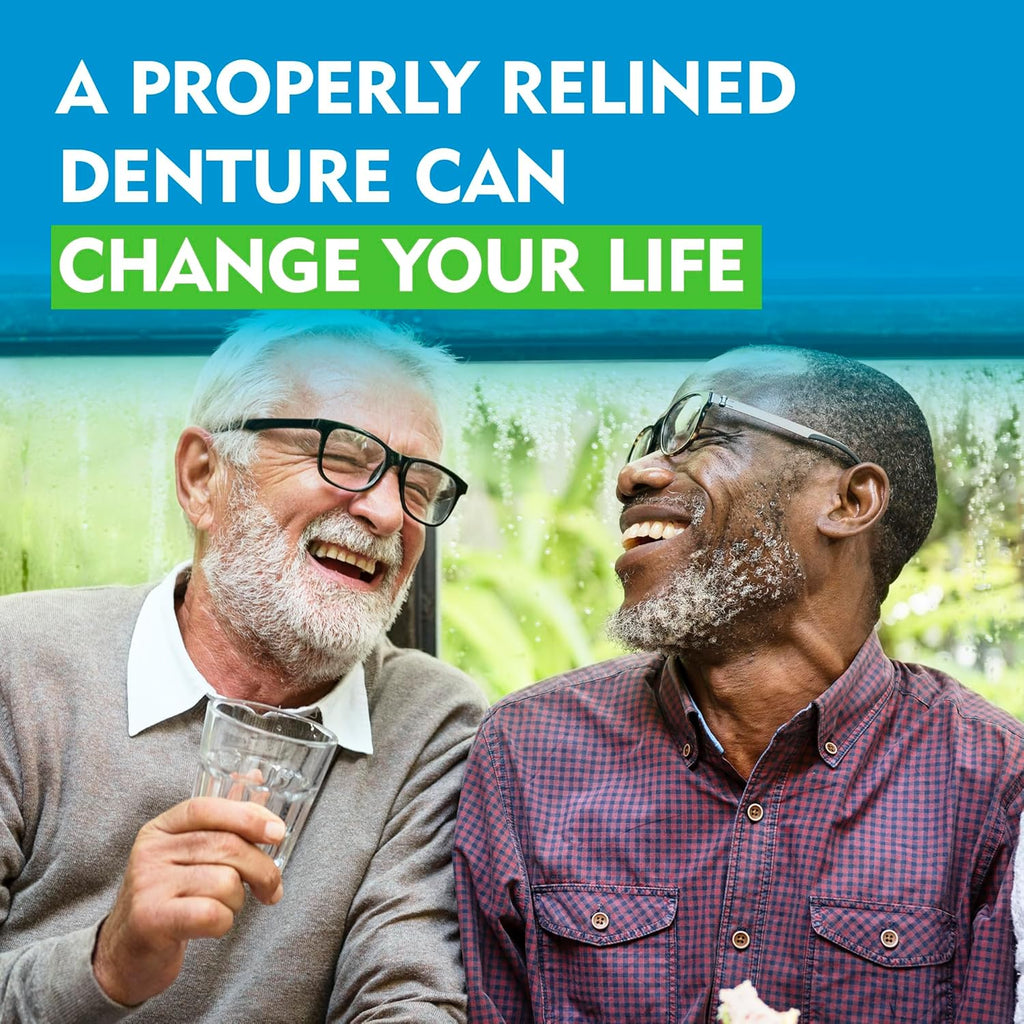 Soft Silicone Upper Denture Reline Kit: Long-Lasting Comfort & Secure Fit Repair Combo