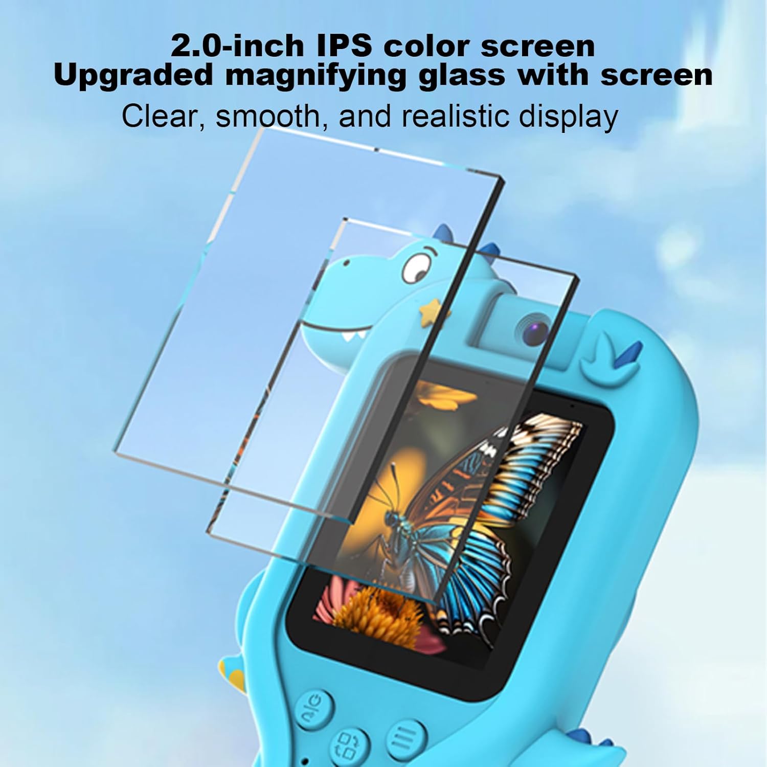 500x Kids Microscope with HD Screen, Photo & Video Function for Science Exploration