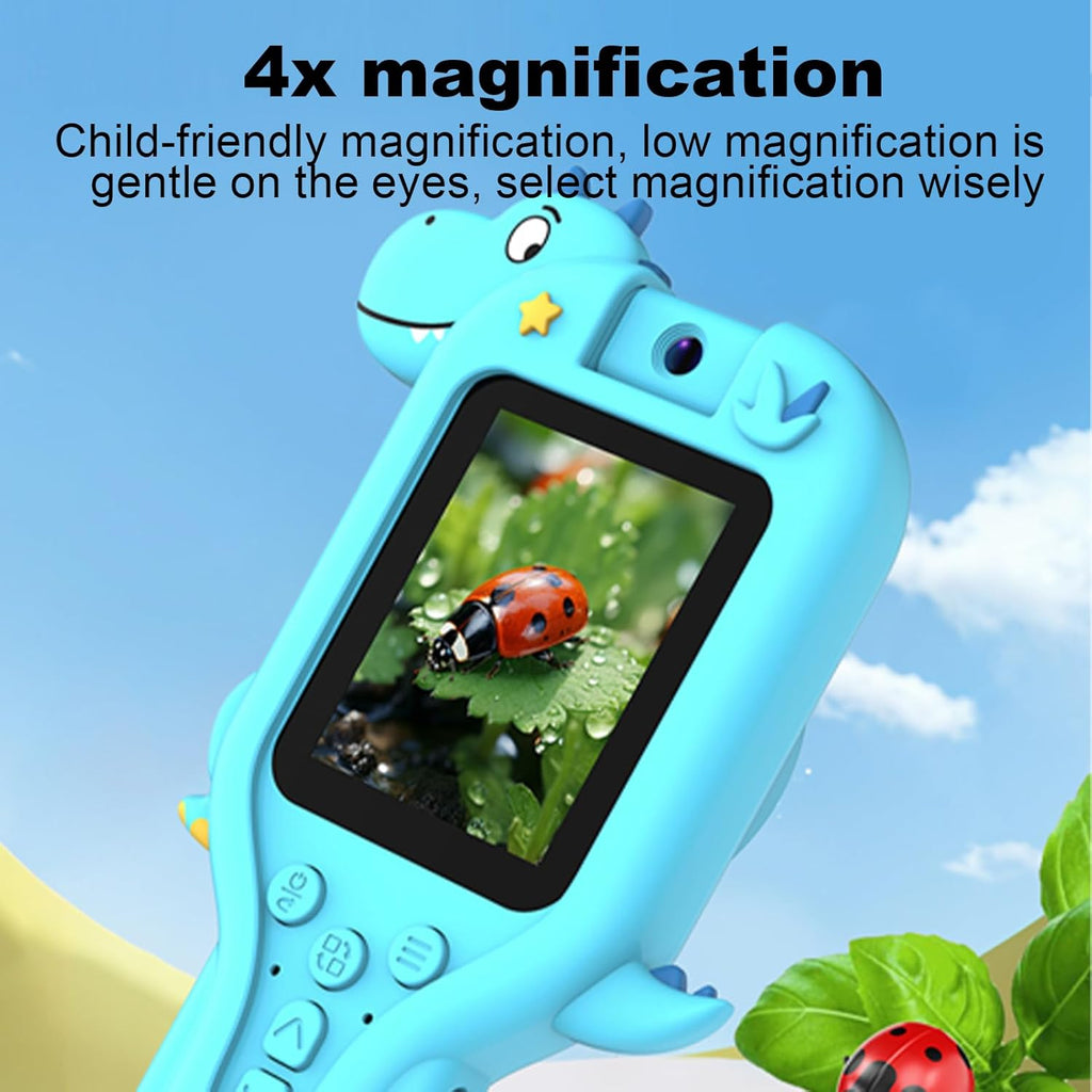 500x Kids Microscope with HD Screen, Photo & Video Function for Science Exploration