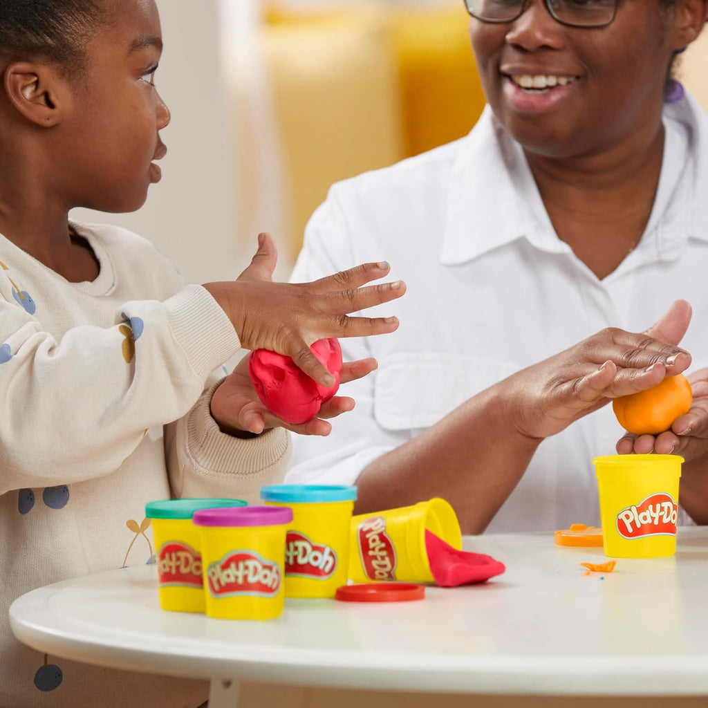Non-Toxic Modeling Clay 10-Pack: Assorted Colors for Kids Ages 2+, Stocking Stuffer & Creative Play