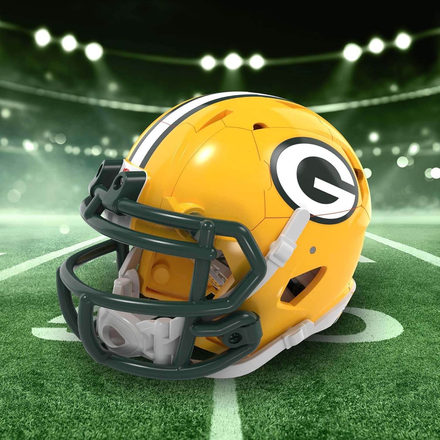 NFL Green Bay Packers Transforming Robot to Helmet 5.5-Inch Action Figure for Ages 8+