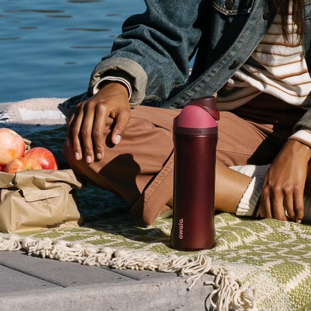 24oz Insulated Stainless Steel Water Bottle with Straw & Locking Lid - BPA-Free, 24-Hour Cold Retention