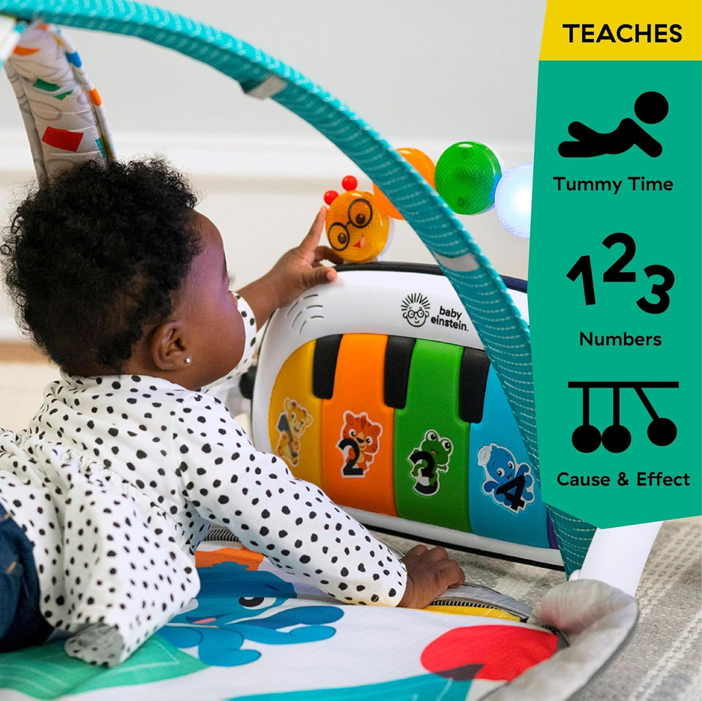 4-in-1 Kickin' Tunes Music & Language Discovery Play Gym with Magic Touch Piano
