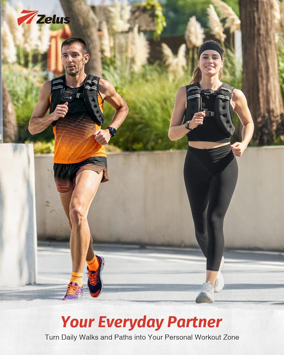 Adjustable Weighted Vest for Men & Women, 6-30lb Weight Vest for Fitness & Running