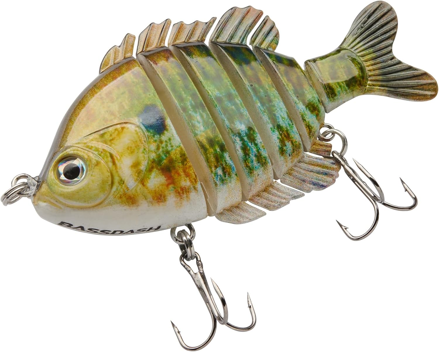 Multi-Jointed Panfish Bluegill Swimbait - 6-Segment Life-Like Bass Fishing Lure