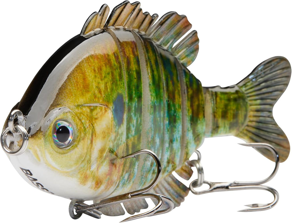 Multi-Jointed Panfish Bluegill Swimbait - 6-Segment Life-Like Bass Fishing Lure