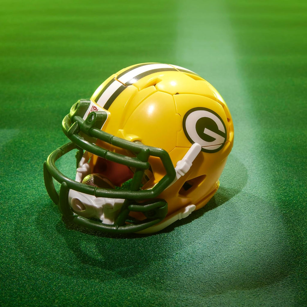 NFL Green Bay Packers Transforming Robot to Helmet 5.5-Inch Action Figure for Ages 8+